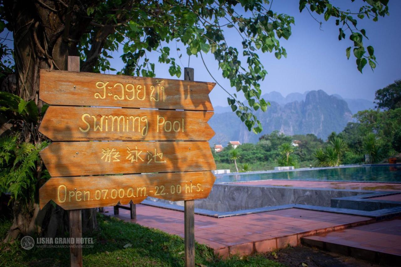 Lisha Garden Resort Hotel Vang Vieng Eksteriør billede