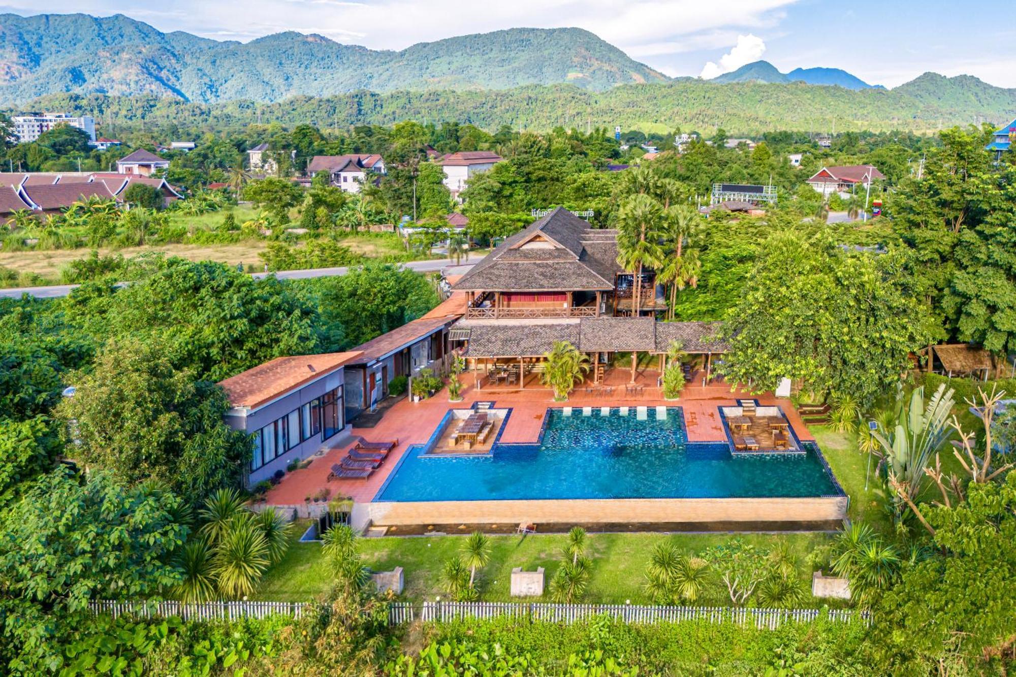 Lisha Garden Resort Hotel Vang Vieng Eksteriør billede