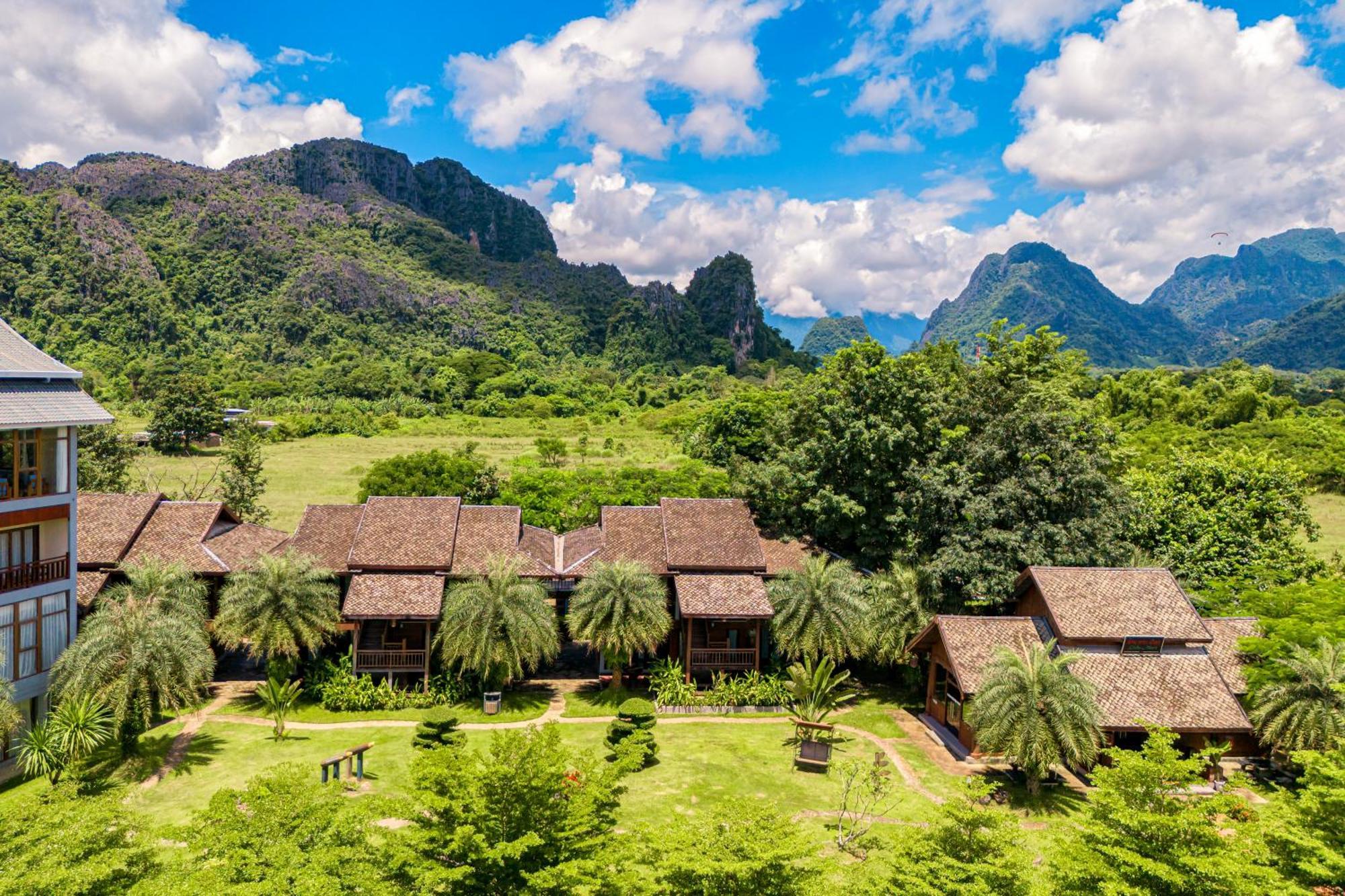Lisha Garden Resort Hotel Vang Vieng Eksteriør billede