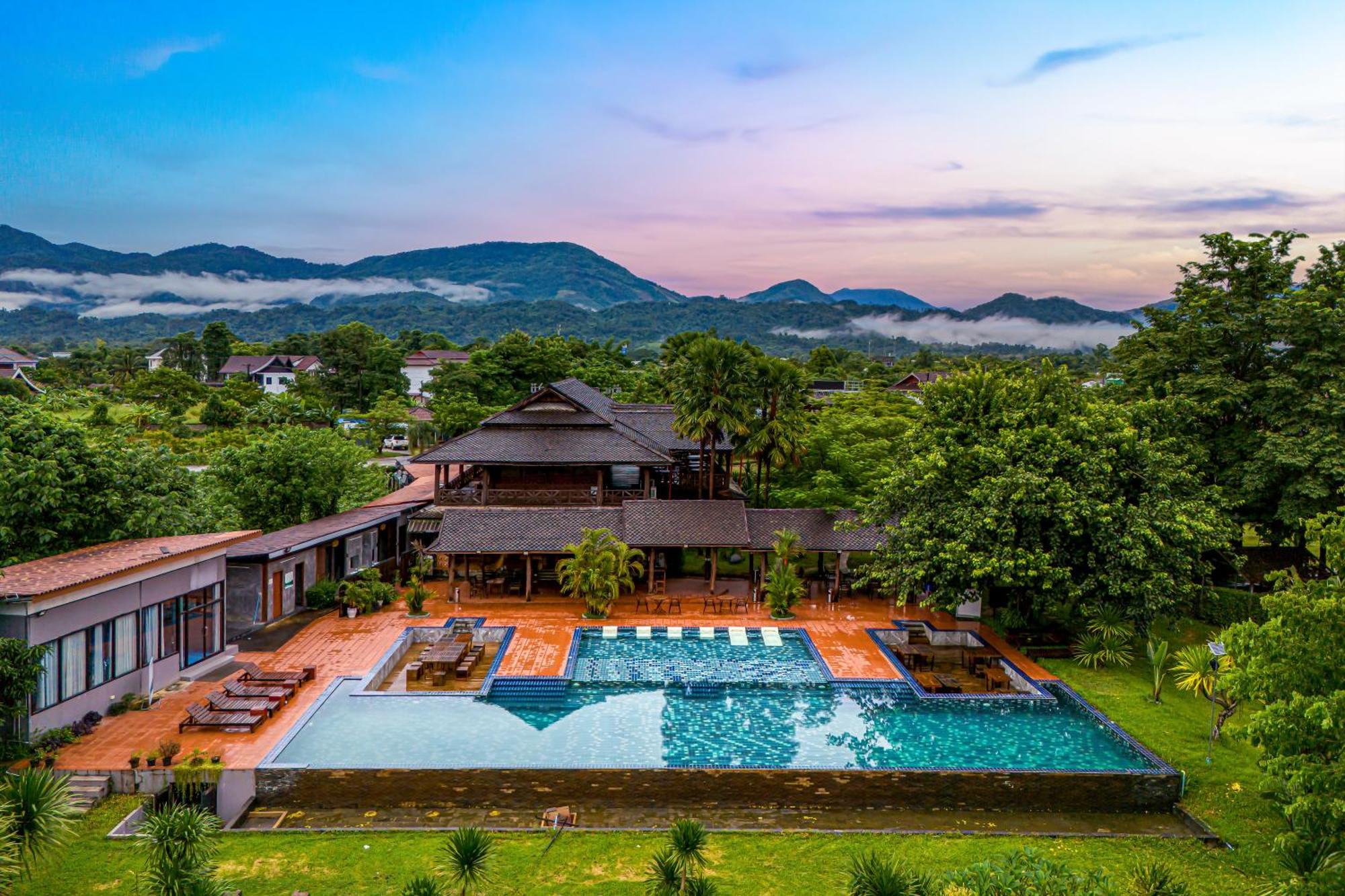 Lisha Garden Resort Hotel Vang Vieng Eksteriør billede