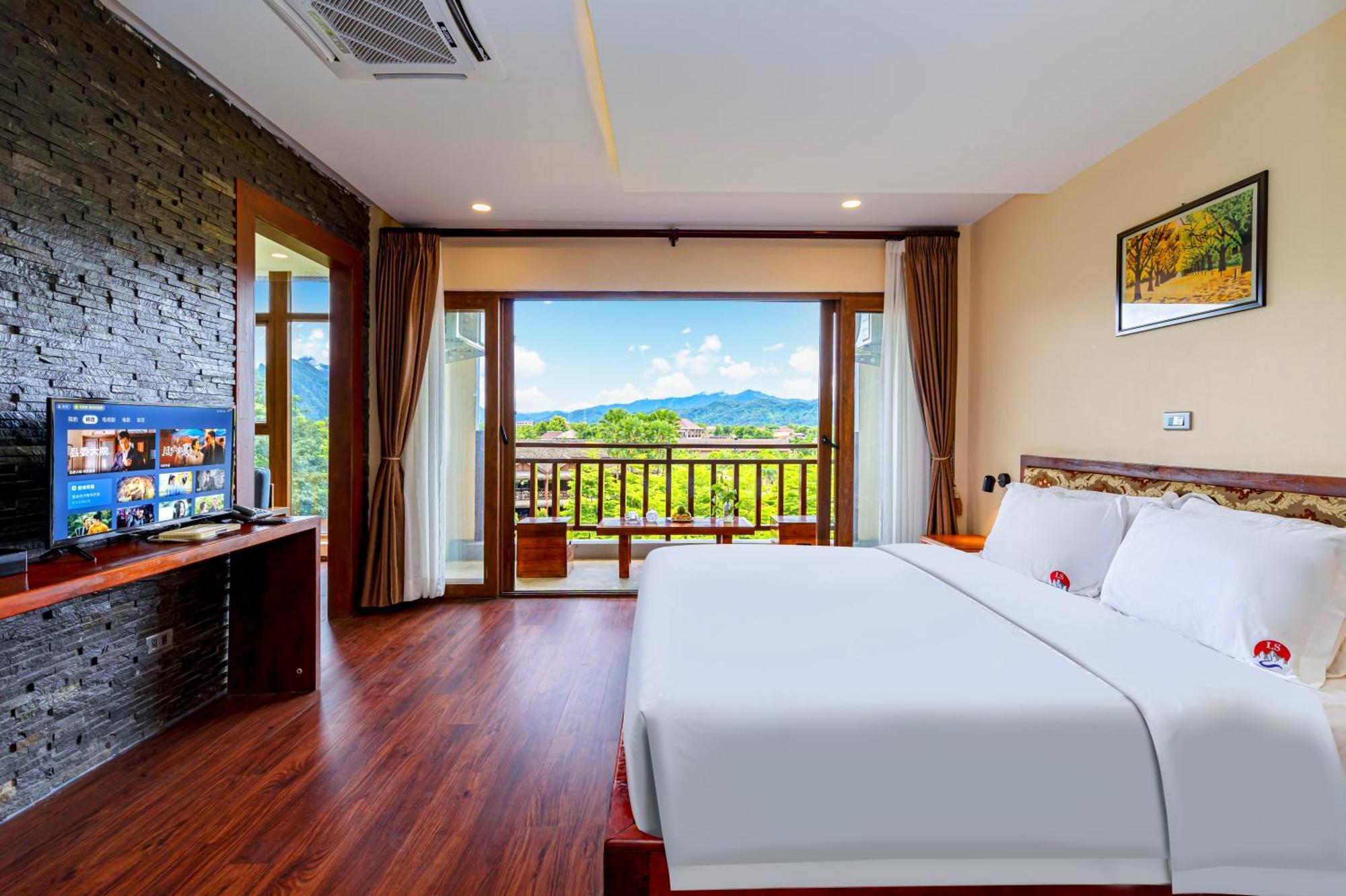 Lisha Garden Resort Hotel Vang Vieng Eksteriør billede