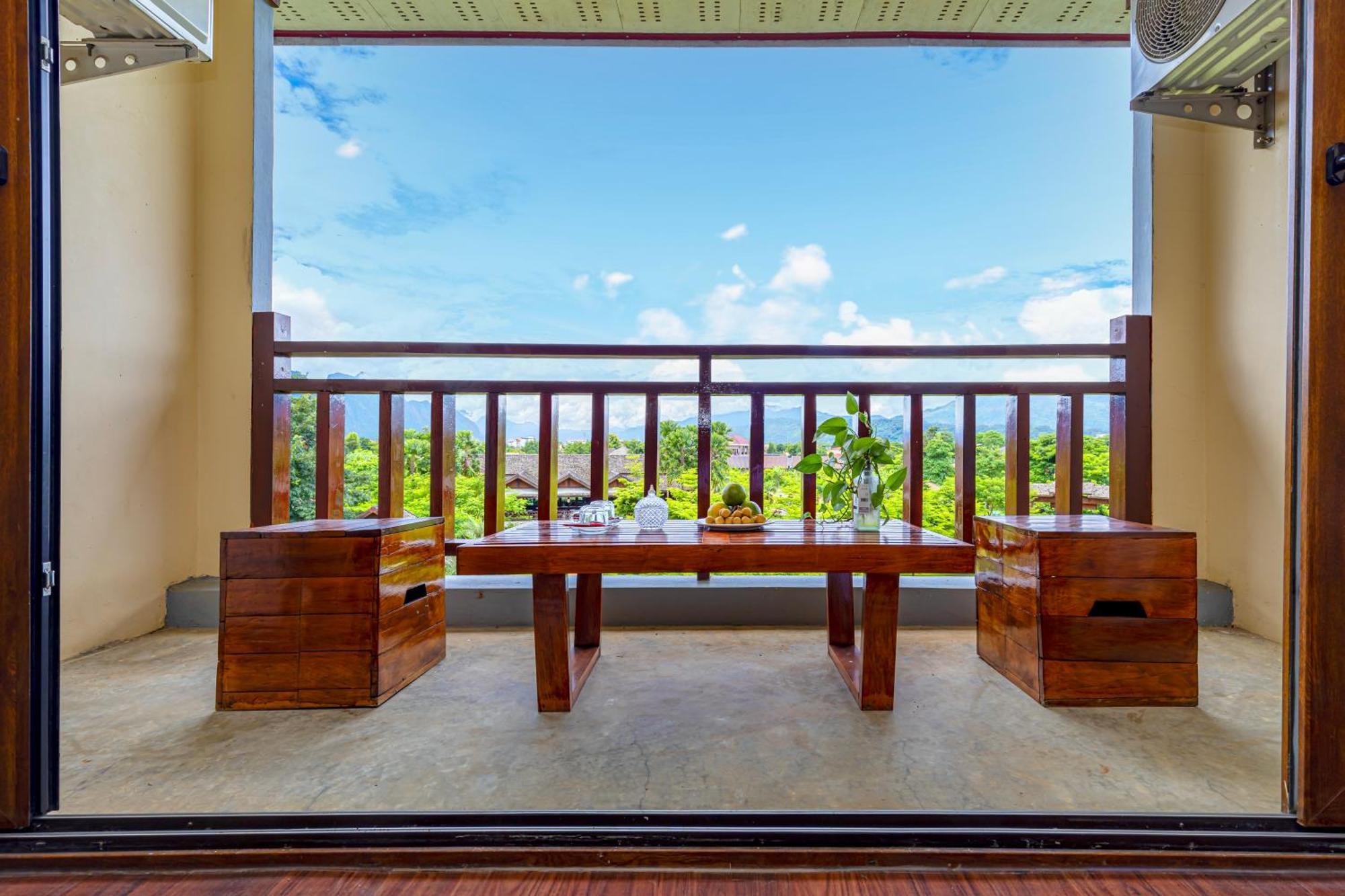 Lisha Garden Resort Hotel Vang Vieng Eksteriør billede